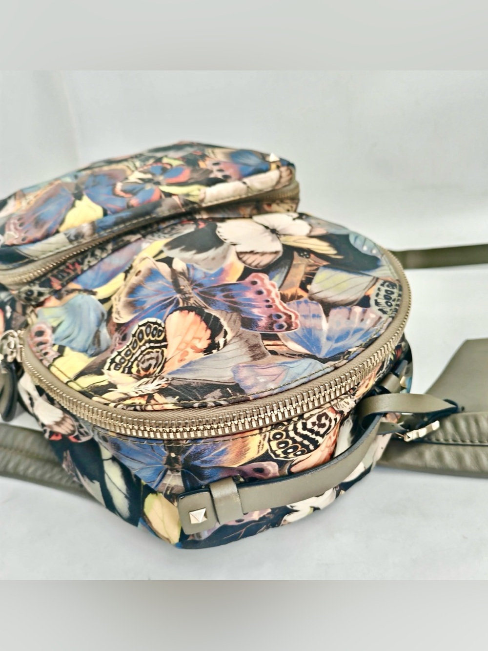 Valentino Garavani Butterfly Print Backpack small Made in Italy - Picture 7 of 10